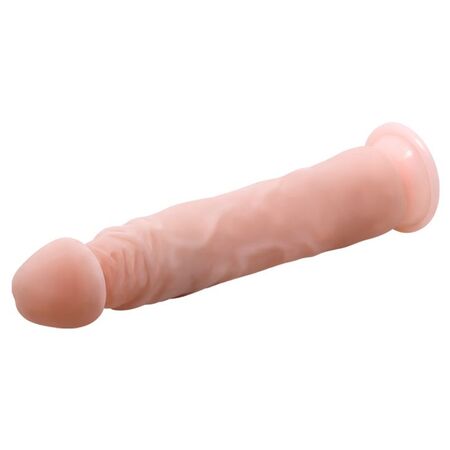 Реалистичный вибромассажер на присоске Vibrating Cock - 23 см.